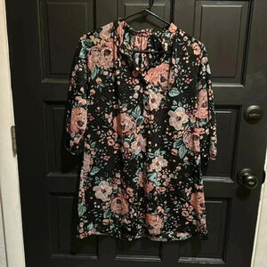 Floral Sheer Top